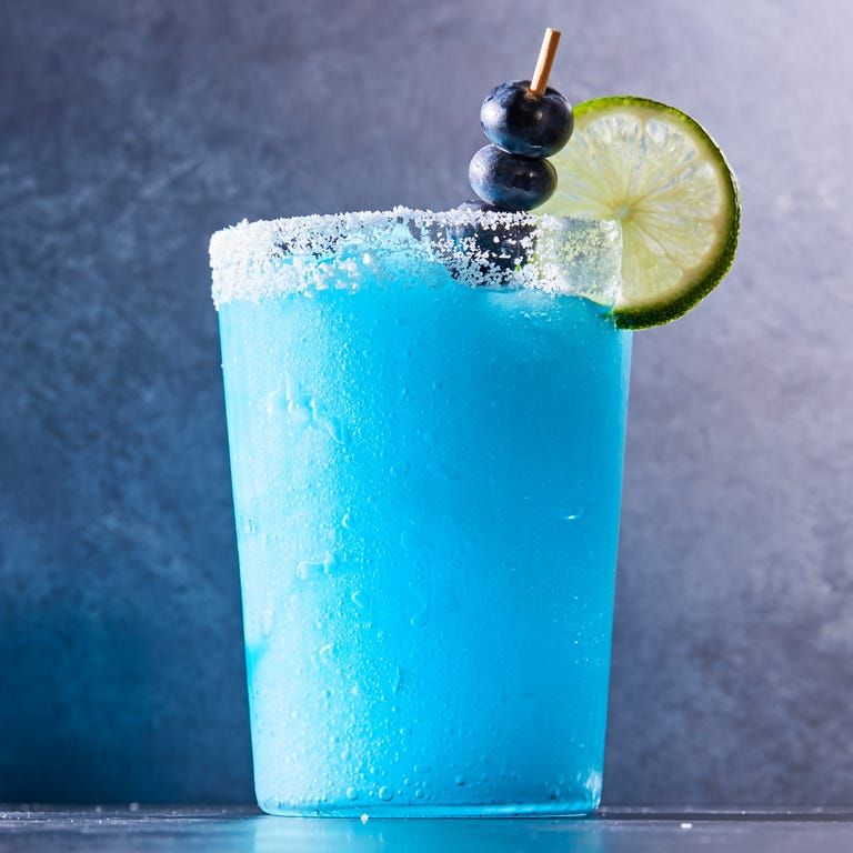 Frozen blue moscato margaritas