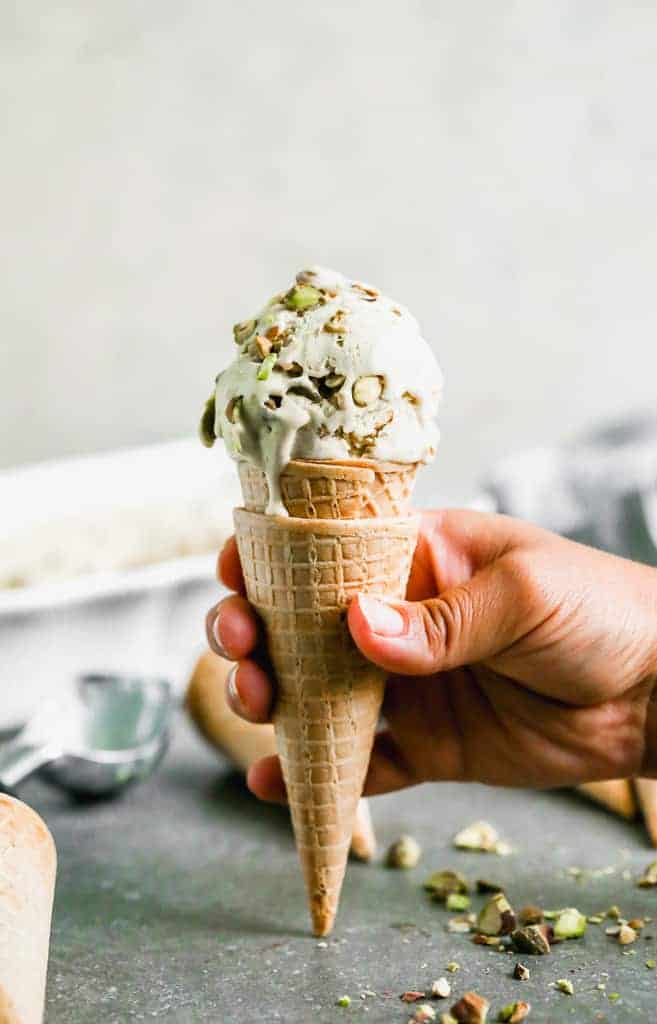 Pistachio ice cream