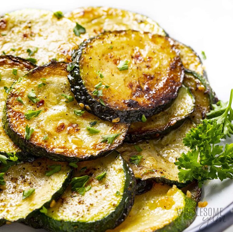 Roasted zucchini